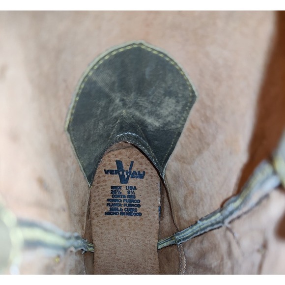 Verthali Exotic Women's Embroidered Floral Western Boots Size 9.5 New in Box - Picture 9 of 9